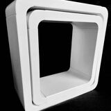 Vintage Shelves • 2 Modular Elements • Lacquered Wood • 1970-1980