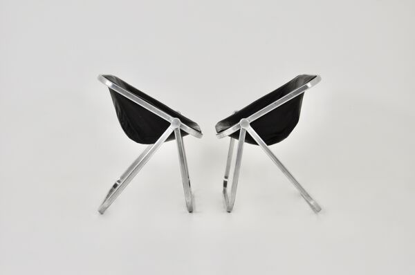 Chaises Plona par Giancarlo Piretti pour Anonima Castelli,1970S ensemble de 2