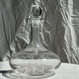 Flared decanter with round cap