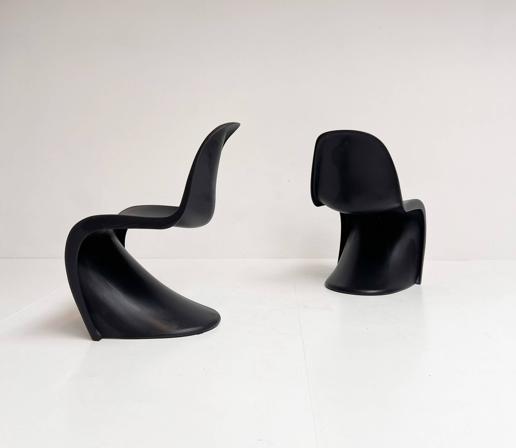 Ensemble de 2 chaises Vitra Verner Panton, après 2000