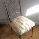 Chaise "moumoute" 60's