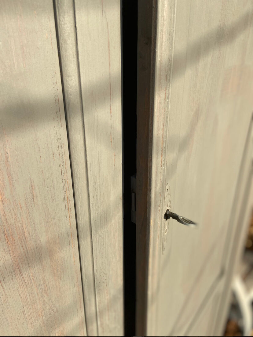 Old parisian wardrobe