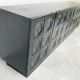 Black brutalist credenza, 1970s