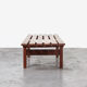 Mahogany slat bench 1960