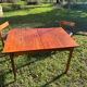 Table set and 6 chairs with its extension.