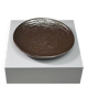Large handmade metallic glazed ceramic bowl, circa 1980s–1990s.