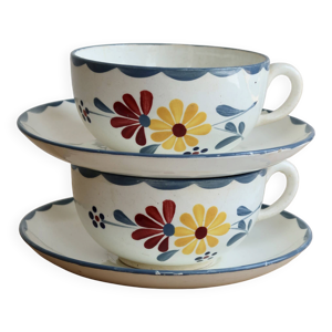 tasses à déjeuner anciennes