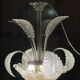 Art deco chandelier barovier et toso, made of murano glass, 1940s