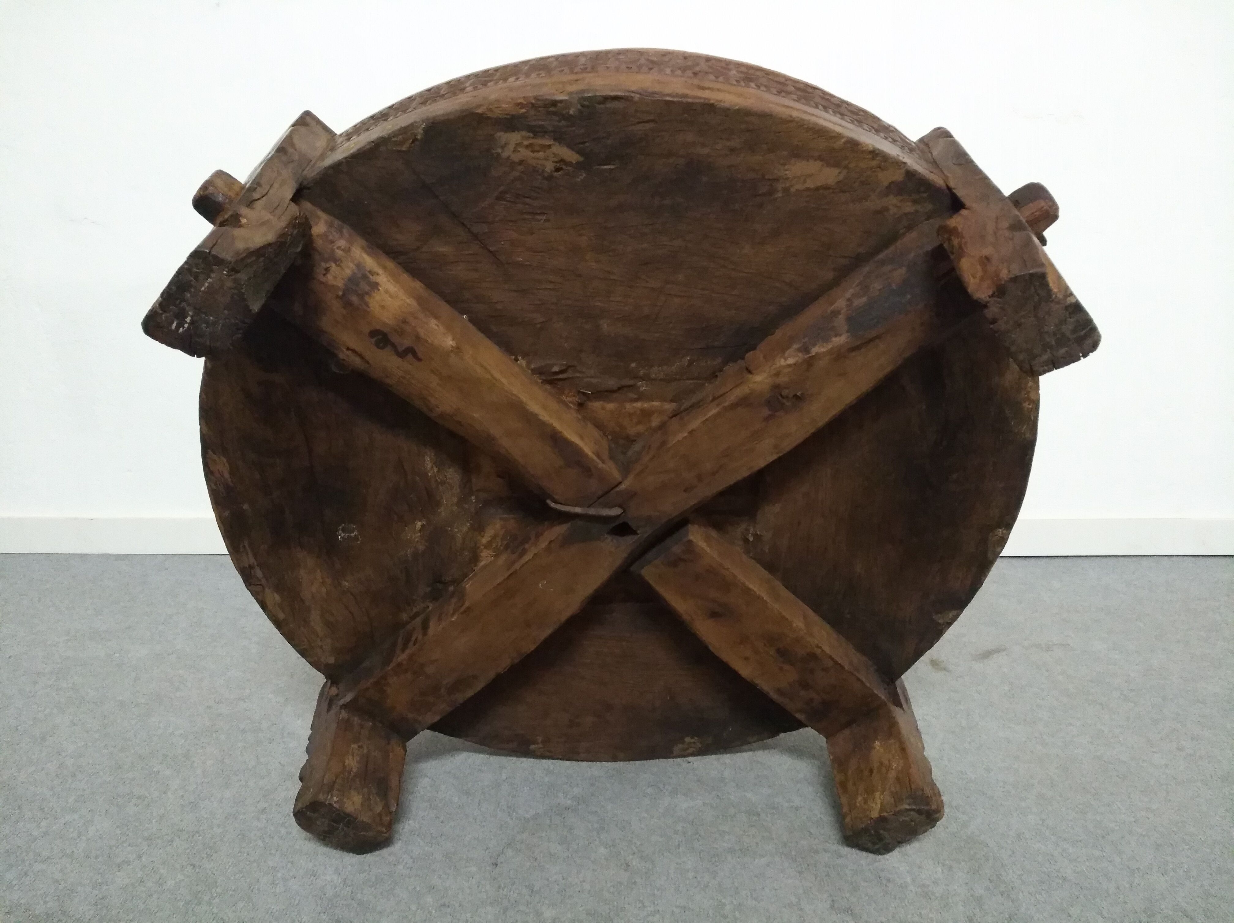 Indian coffee table Chakki late nineteenth