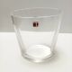 Transparent Murano Glass Vase by Carlo Moretti, Signed and Labeled, Italy 1990s