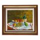 Oil on canvas, still life with fruit