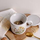 3-piece floral teapot