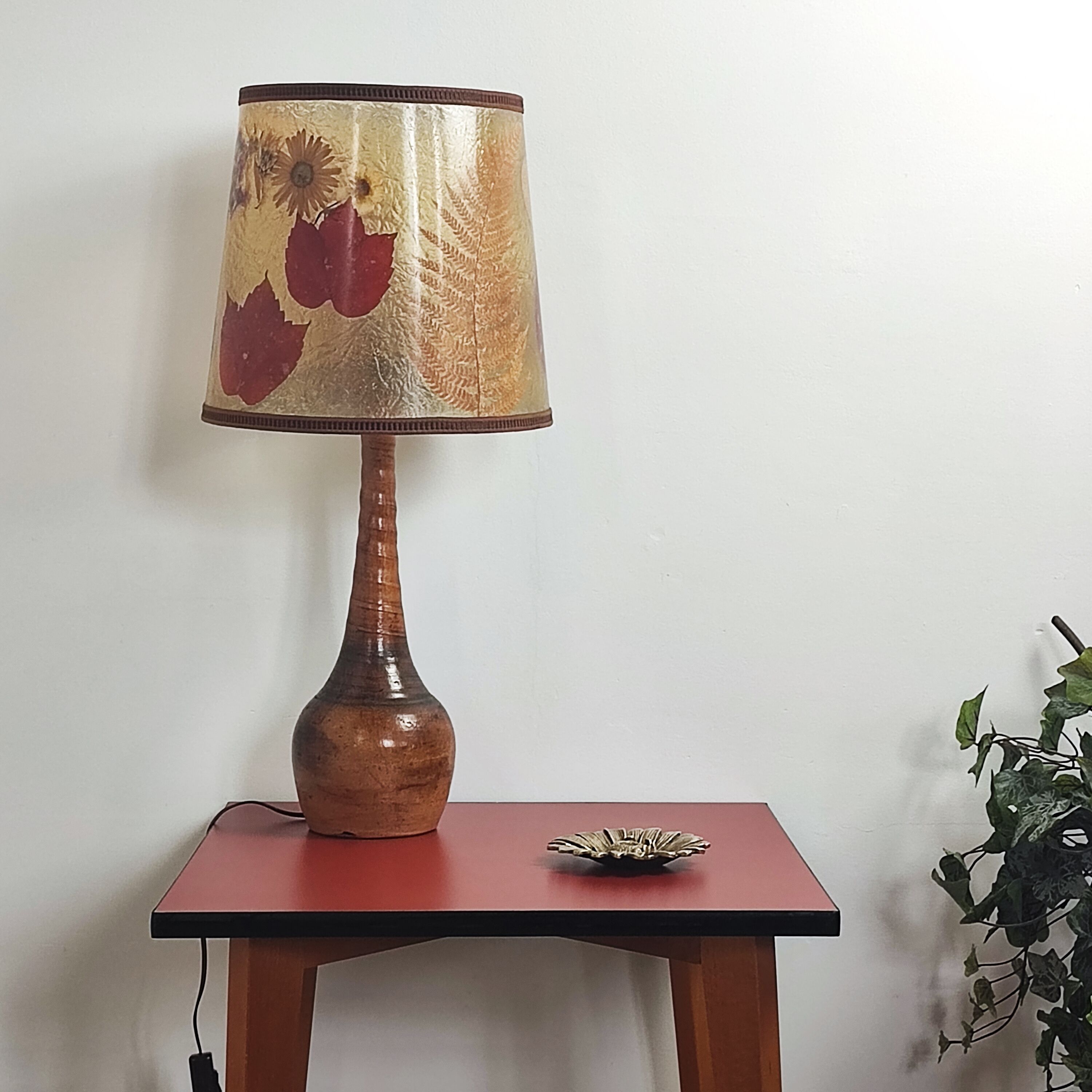 Lampe en céramique vintage