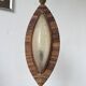 Lampadaire bronze et corde 1970
