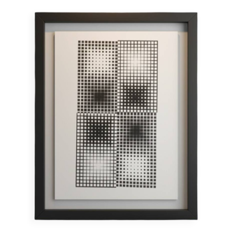 Victor Vasarely d'après œuvre Copusculaire A