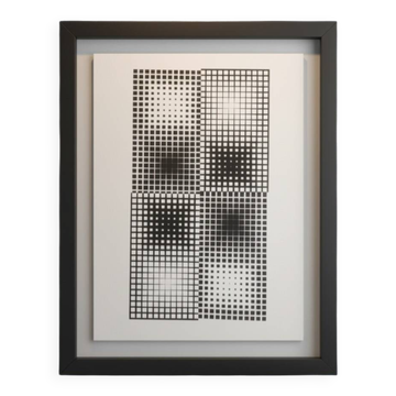 Victor Vasarely after the work Copusculaire A
