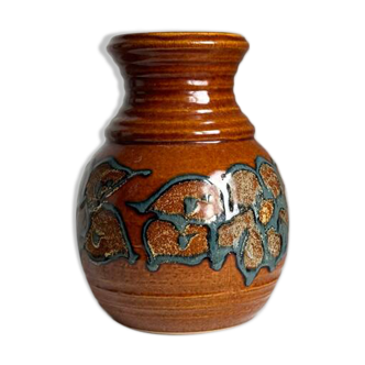 Vintage Mid Century Modern handmade Scheurich ceramic vase