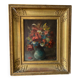 Bouquet of flowers from the 19th century signed