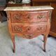 Petite commode 2 tiroirs en bois de rose