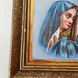 Tableau vierge sur faïence