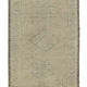 Hand-knotted vintage turkish beige runner rug 86 cm x 354 cm