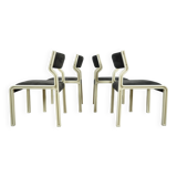 Set of 4 experimental dining chairs by Pierre Mennen for Pastoe, 1972 Netherlands