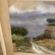 Peinture paysage de campagne signé Bellenger