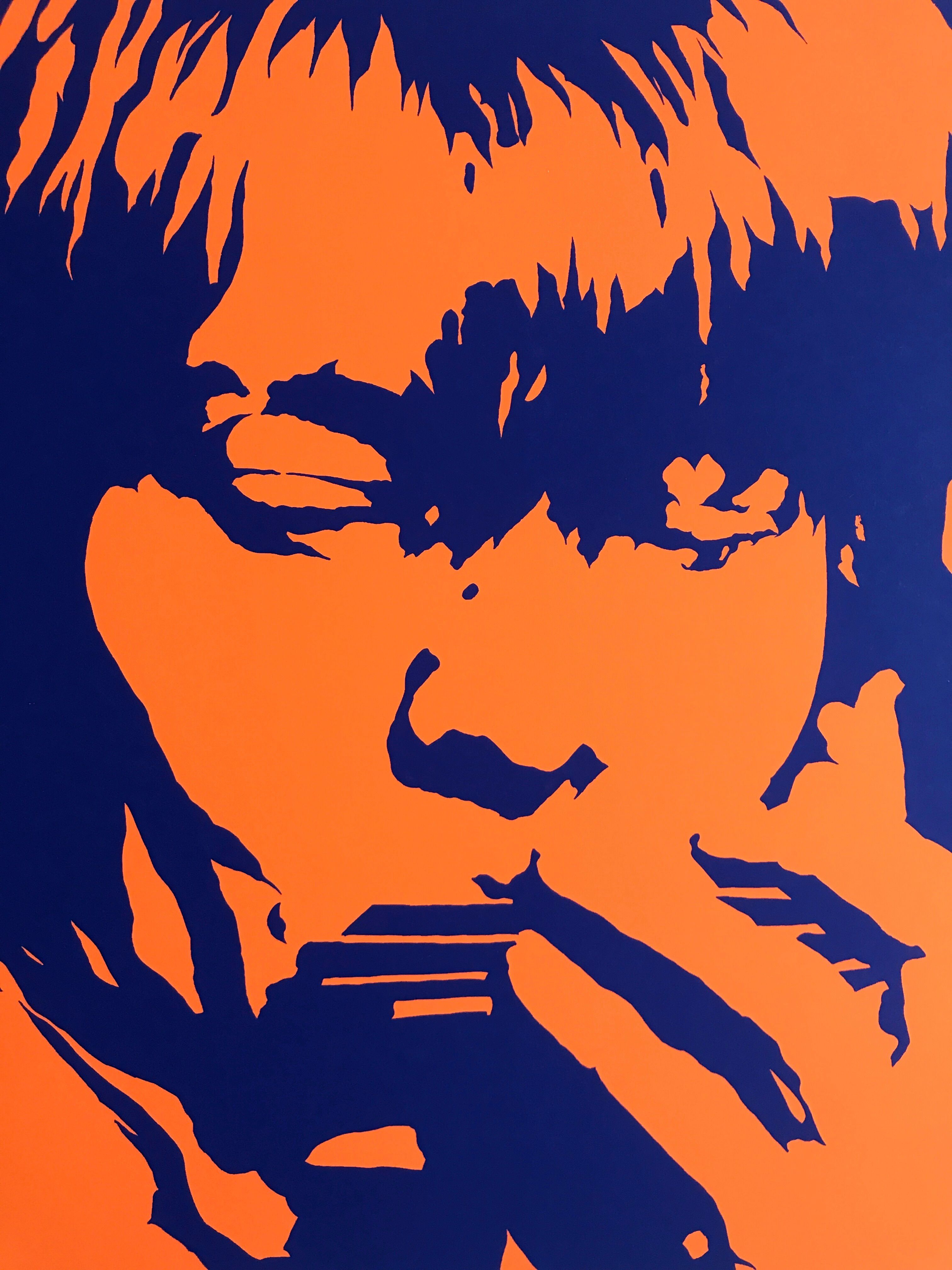 Original silkscreen poster by Robert Stanley, Brian Jones, 1965