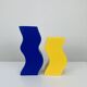 Pair of Asa vases, 80s ceramic, vintage