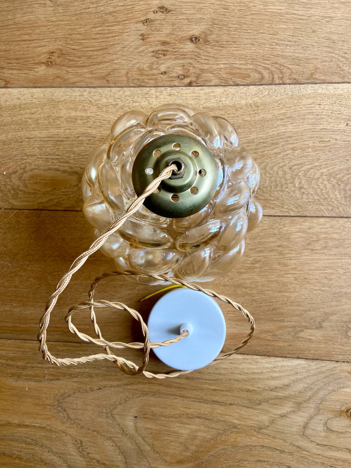 “Bubbles” glass pendant light