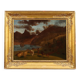 Peinture ancienne signée E. Rudolf Biedermann XIXe siècle