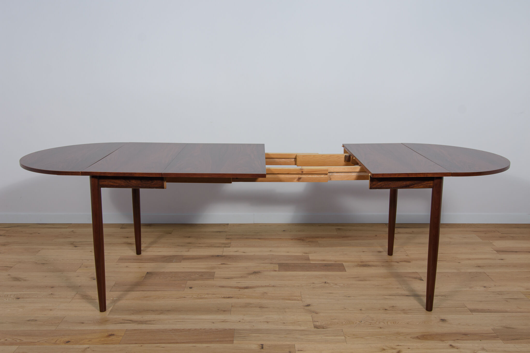 Table à manger danoise extensible en palissandre du milieu du siècle, années 1960