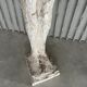 Sculpture en fibre de verre à taille réelle d'une femme, dans le style de Giacometti. France, années 1970.