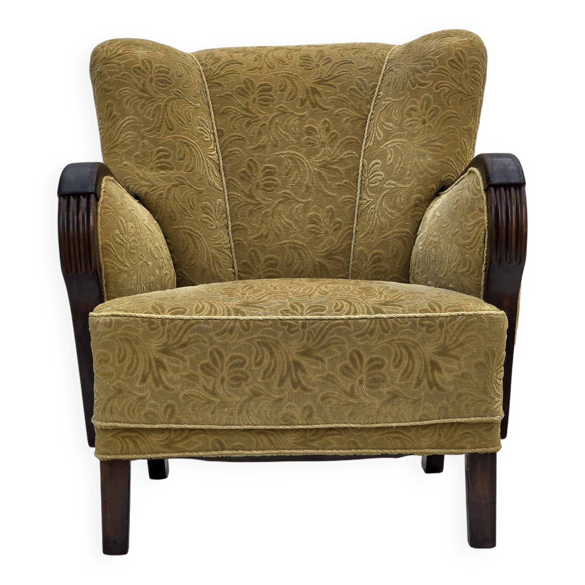 1960s, Danish design, armchair, original condition, furniture fabric.