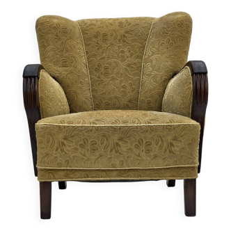 1960s, Danish design, armchair, original condition, furniture fabric.