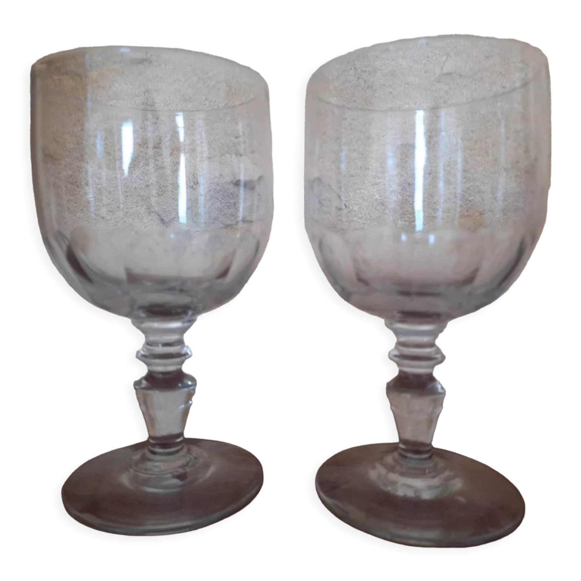 Crystal wine glasses