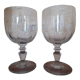 Verres à vin en cristal