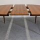 Extendable round table in Scandinavian style made of teak, France circa 1960.
