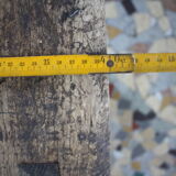 Ancient workbench in raw wood