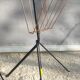 1950 floor lamp with ball head and magazine holders brass ball fasteners