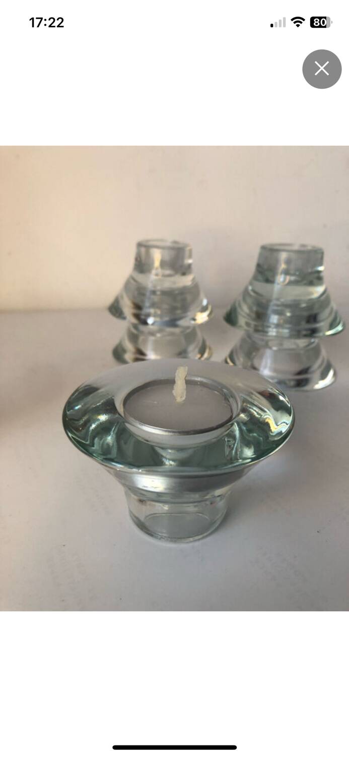 KM Hagberg candle holders