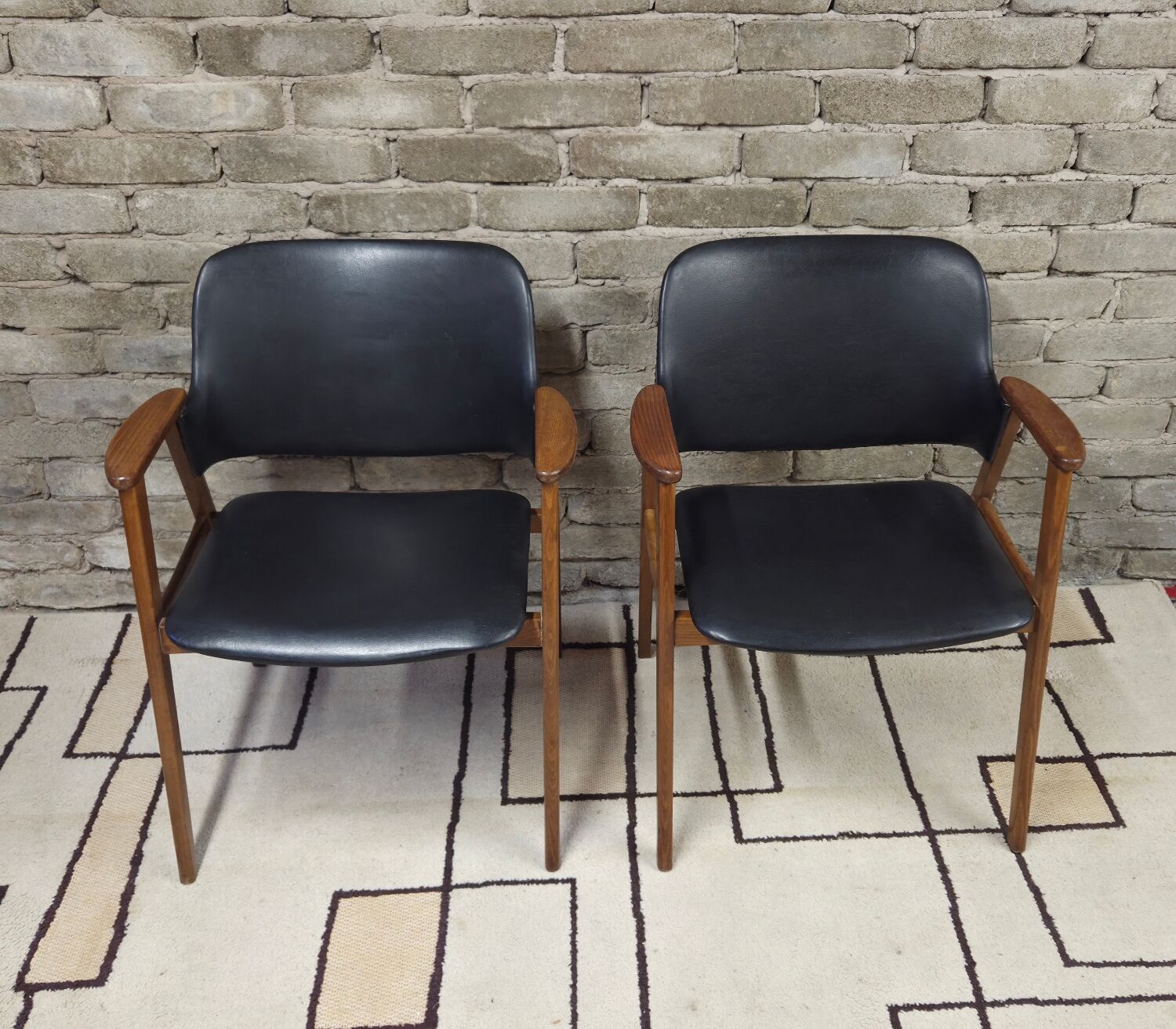 Pair of armchairs by Cees Braakman for Pastoe 1960