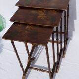 Tables with painted decoration