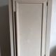 White 2-door bonnet cabinet