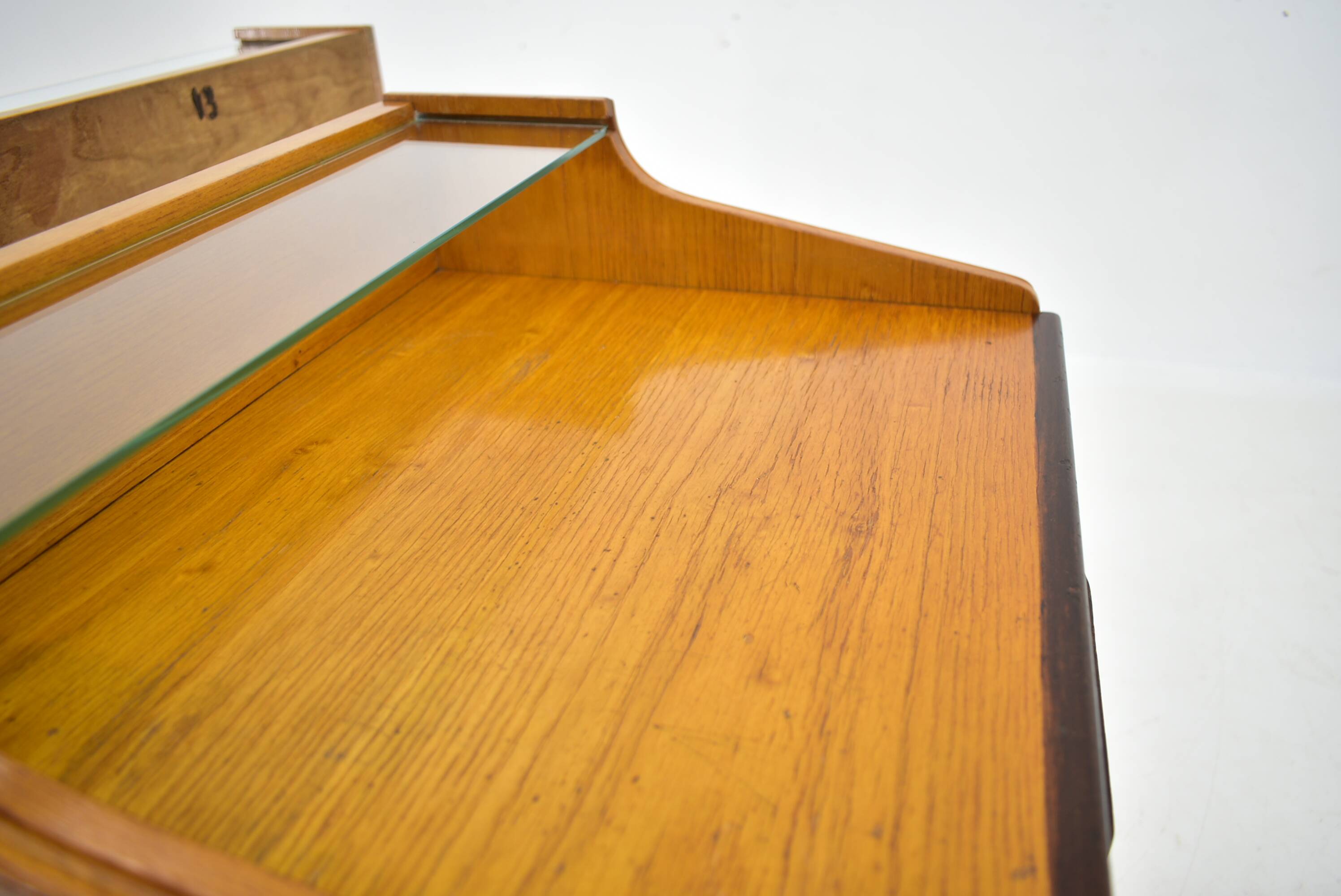 1960s pair of midcentury bedside tables by Mojmir Požár, Czechoslovakia