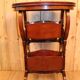 Mahogany Side Table, English, Magazine Holder