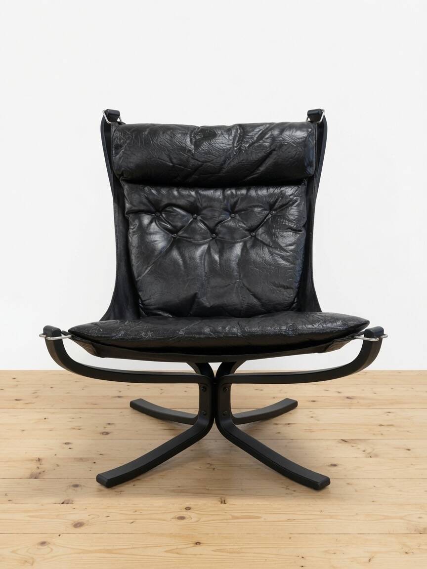 Fauteuil Falcon par Sigurd Ressell pour Vatne Møbler, Norvège.