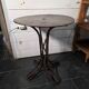 Table de jardin Eiffel en fer forgé riveté du XIXe