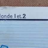 School poster wall map rossignol montmorillon le monde vegetation 1-2