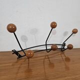 Vintage wall coat rack